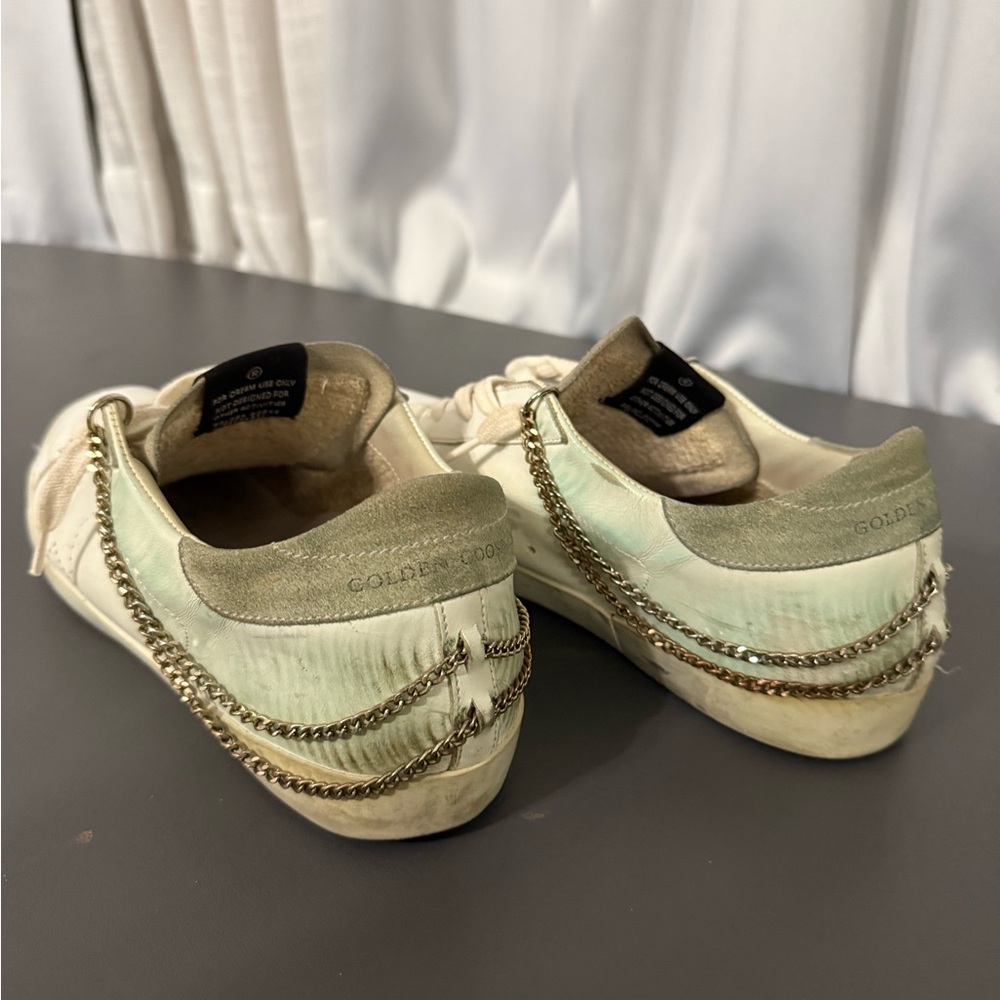 Golden Goose Cream White Low-Top Sneakers - Picture 2 of 5